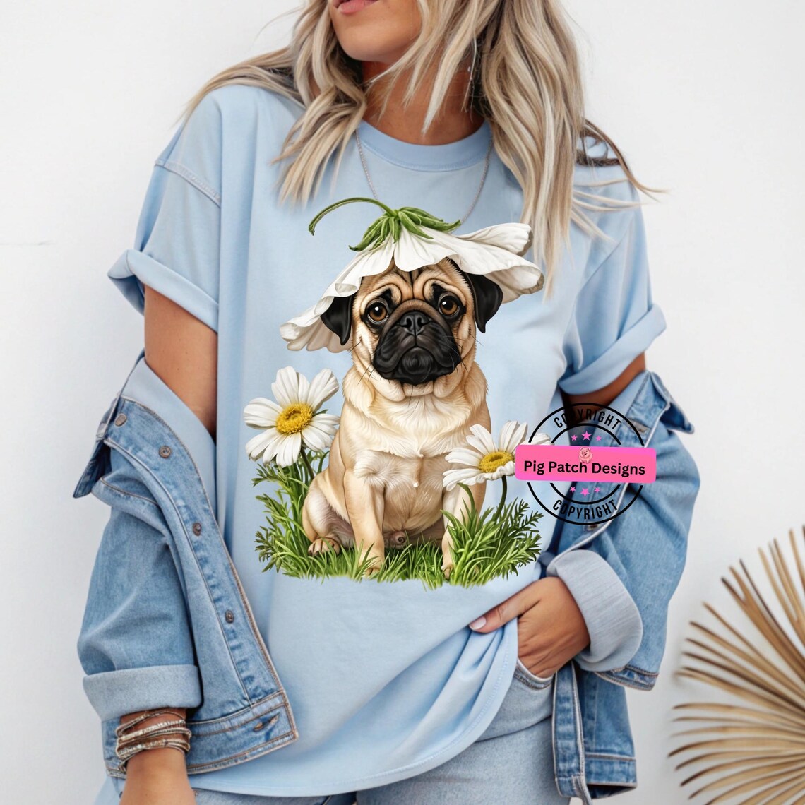 Pug Spring Graphic Pug PNG, Spring Clipart, Dog Png, Easter Art (digital Download) - Etsy