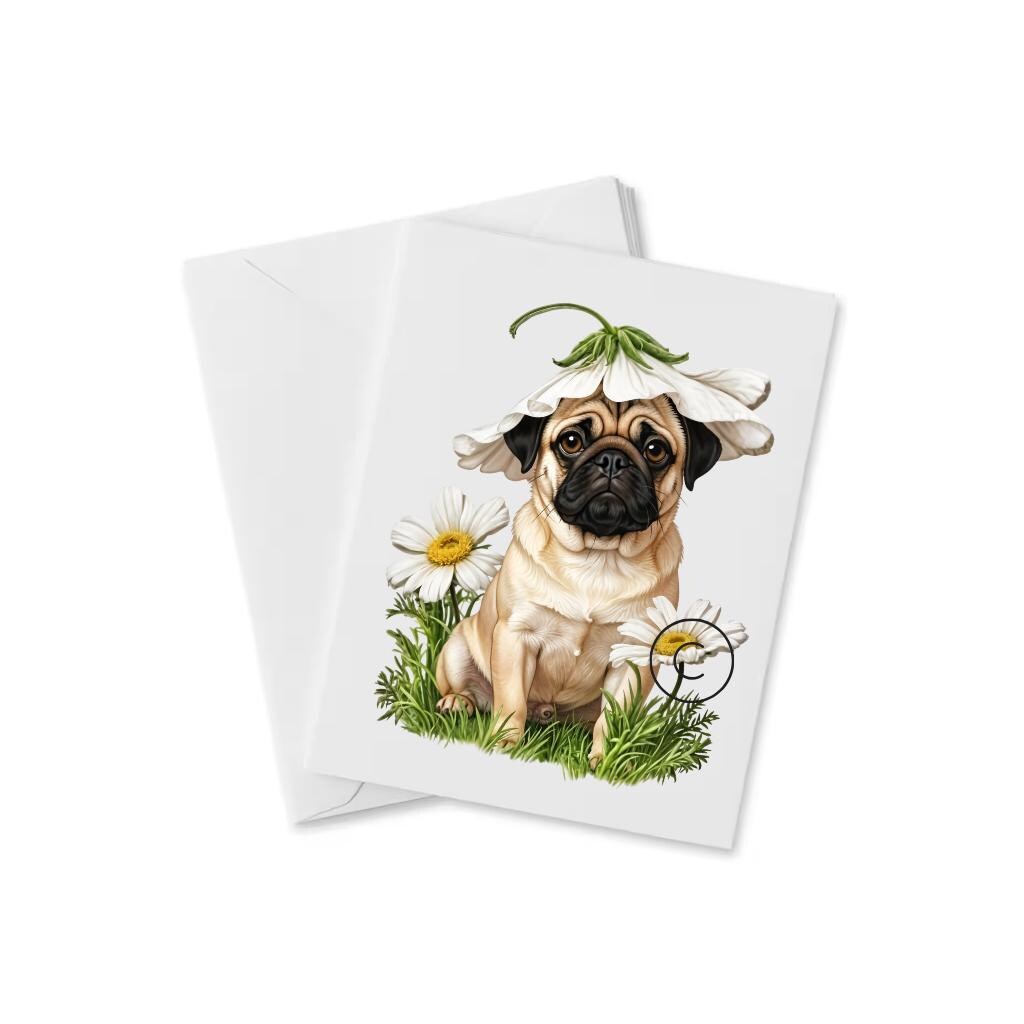 Pug Cartoon Spring Pug PNG, Spring Clipart, Dog Png, Easter Art (digital Download) - Etsy