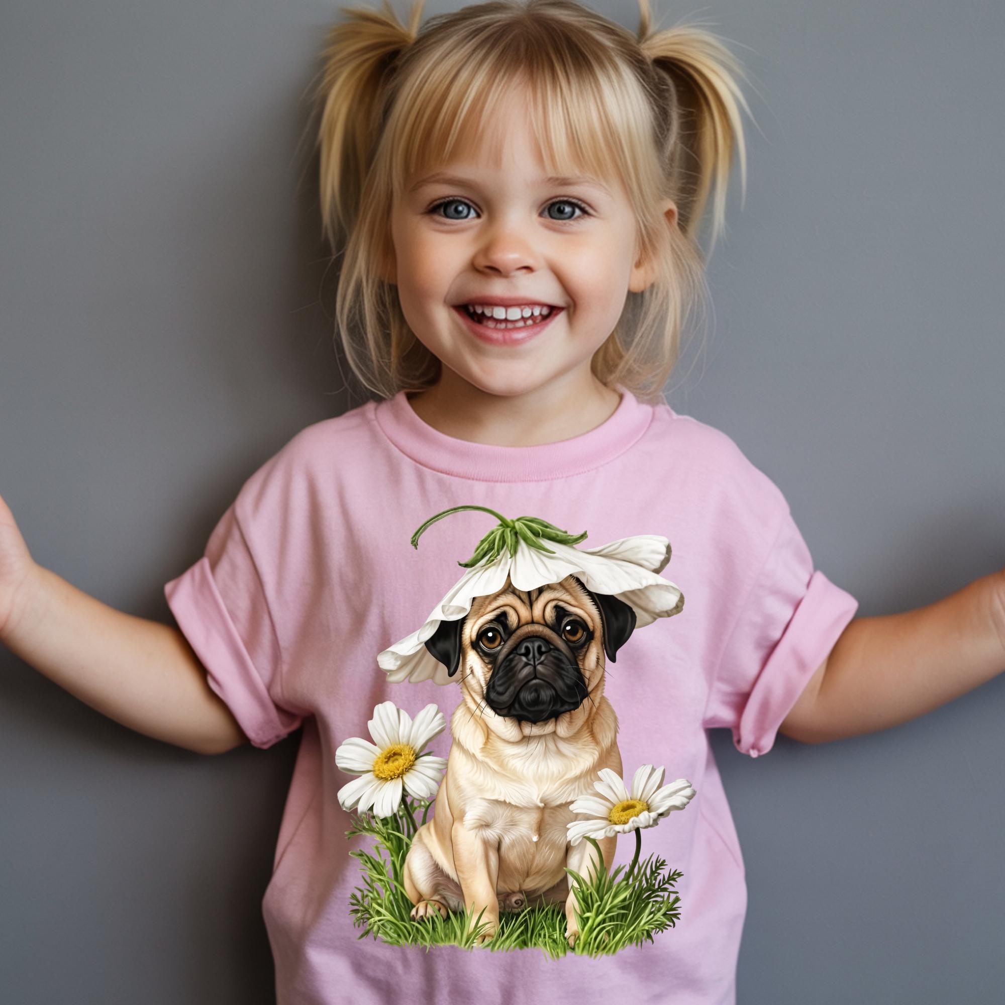 Pug Cartoon Spring Pug PNG, Spring Clipart, Dog Png, Easter Art (digital Download) - Etsy