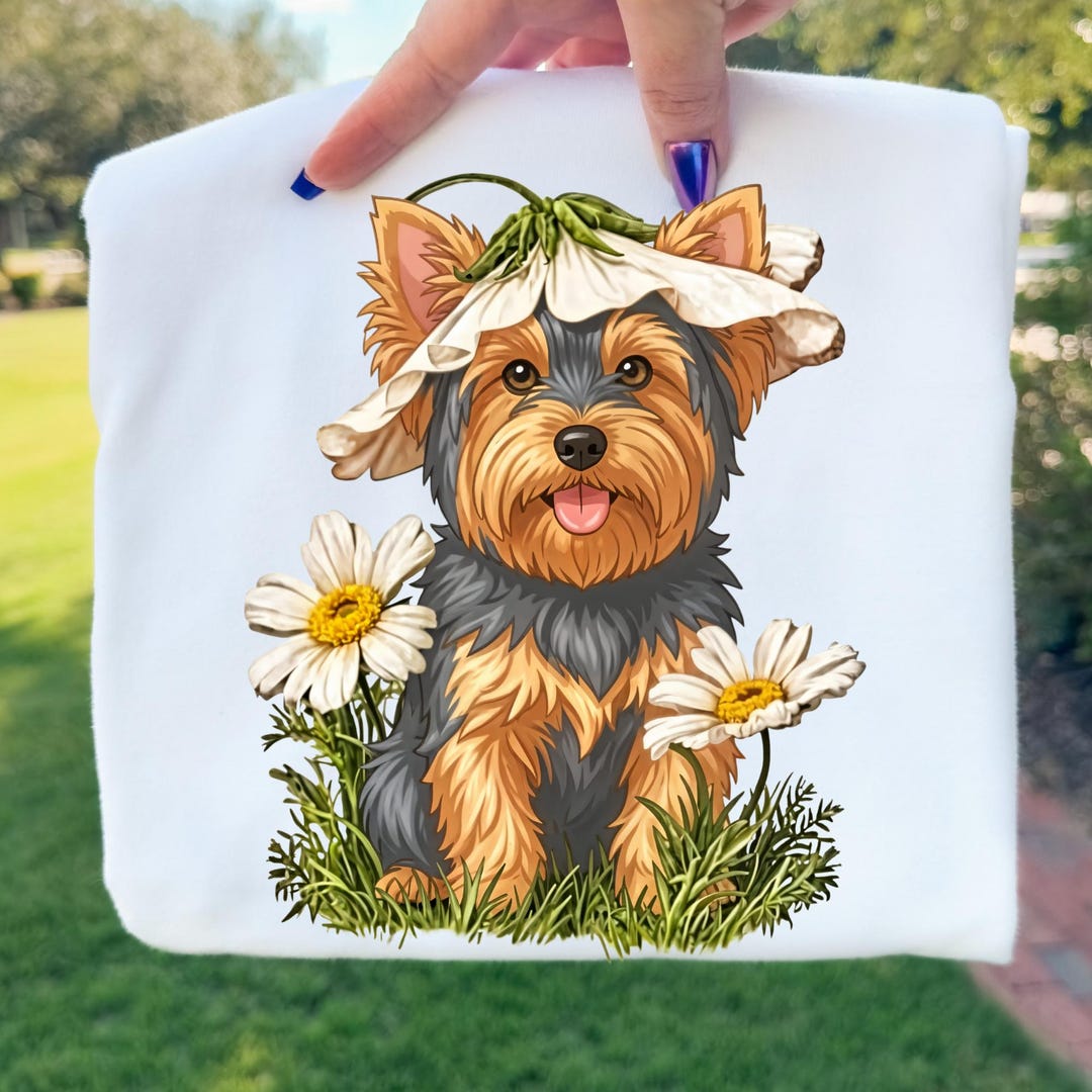 Yorkie Spring Yorkie PNG, Spring Clipart, Dog Png, Easter Art (digital Download) - Etsy
