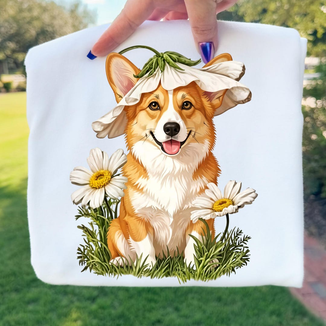 Corgi PNG, Spring Clipart, Dog Png, Easter Art (digital Download) - Etsy