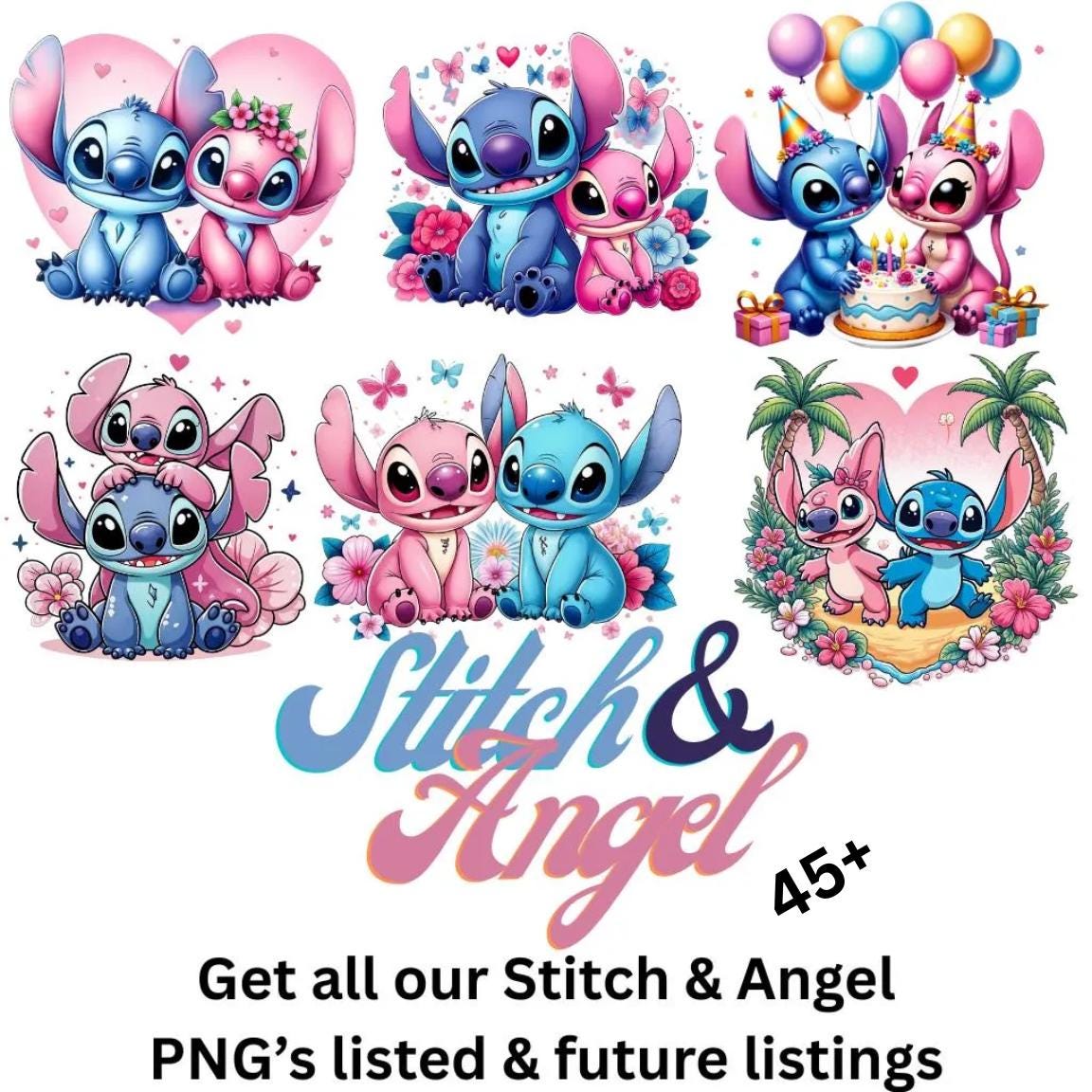 スティッチとエンジェルのtシャツ - Etsy 日本