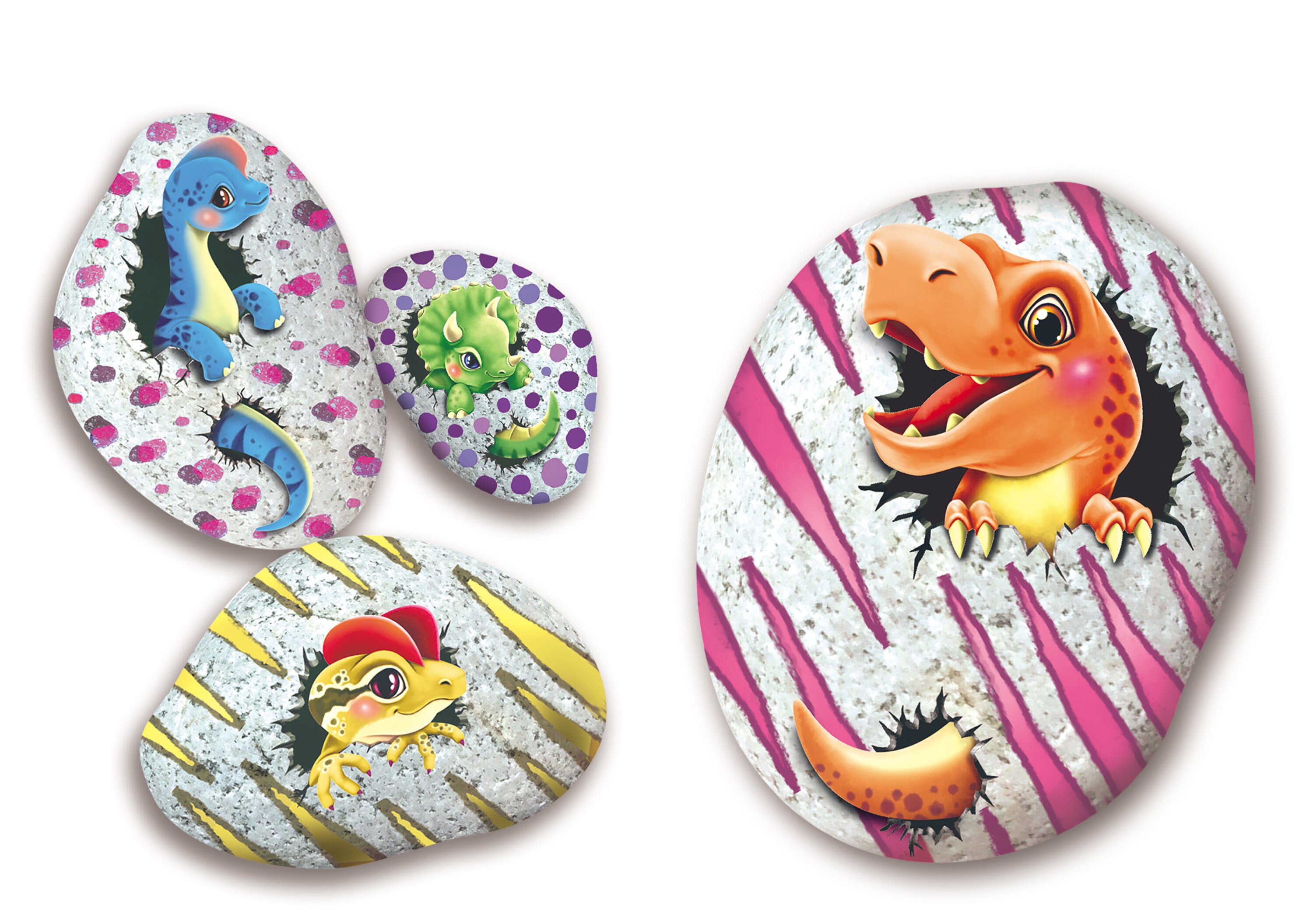 Multipe Rocks Art Craft Multiple Themed Rock Art Piece Display Painting Kit || Great Painting ...