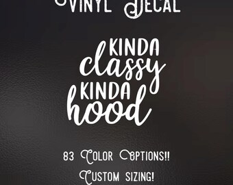 Adesivo para capô Kinda Classy Kida | 83 opções de cores | Uso interno/externo