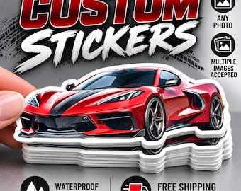 Custom Vinyl Stickers - Die cut, Waterproof, Dishwasher Safe