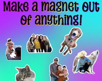 Custom photo magnets - personalized magnets for weddings, baby announcements, gifts and more