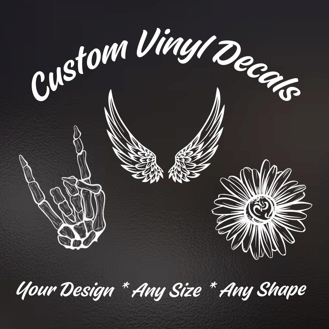 Custom Vinyl Decals | Personalized Image, Logo, Design, or Name ...