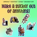 Custom photo stickers - personalized waterproof decals for laptops, mirrors, tumblers, and more