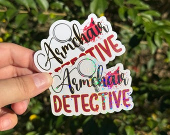 Armchair Detective Waterproof Vinyl Sticker