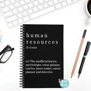 Funny Human Resources Noun A5 Notebook| Soft cover| HR Quotes |HR| Hr jokes |HR Notebook |Gift for hr manager|Spiral| Meme|Paperback| Humour