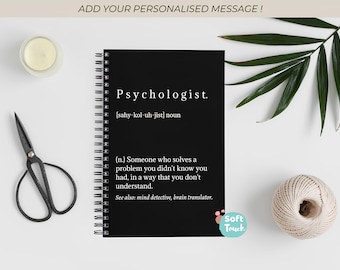 Funny Psychologist A5 Notebook| Paperback| Soft cover| Gift for Psychology Graduate Student|Future Psychologist| Psychologist Office work