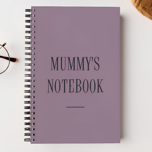 Personalised Notebook| Paperback|Soft cover|Any Text Here|Custom journal|Personalised Stationary| Custom gift|Lined notebook gift aesthetic