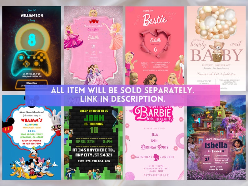 Custom Invitation | Made to Order Invitation | Design Your Own ...