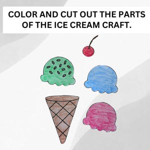 Summer activity of an ice cream activity