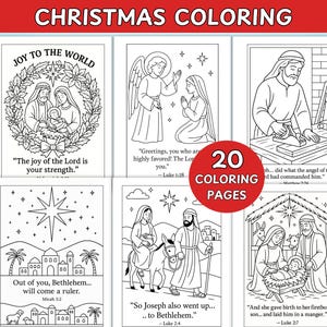 Christmas coloring pages.  Christian coloring pages.