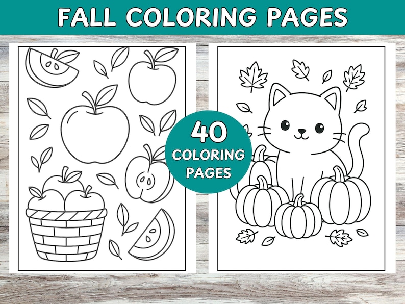 Preschool fall printables