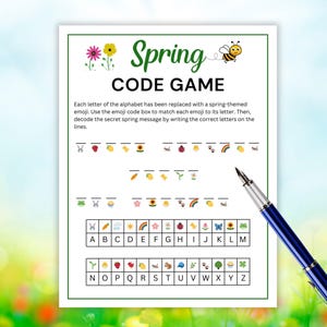 Secret code game for kids