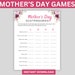 Mother's Day Games, Printable Mother's Day Party Games, Mother's Day ...