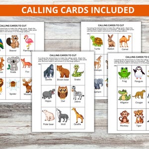 Zoo Animal Bingo Game: 30 Printable Cards (digital Download) - Etsy