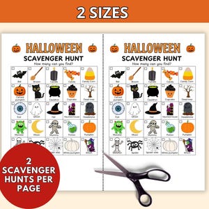 Halloween activity is available in two sizes