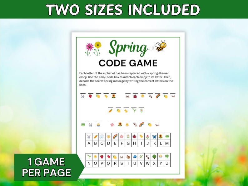 Spring puzzle game