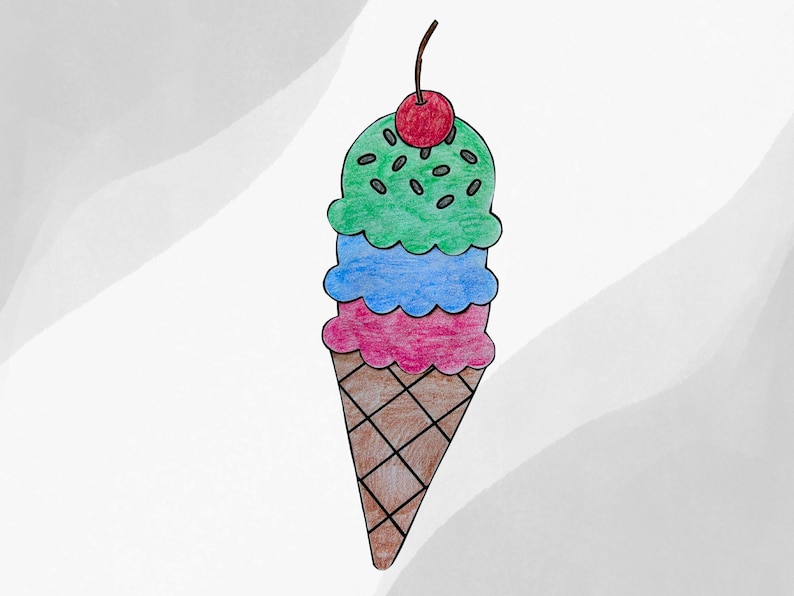 Build an ice cream craft activity