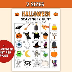 Halloween treasure hunt for kids