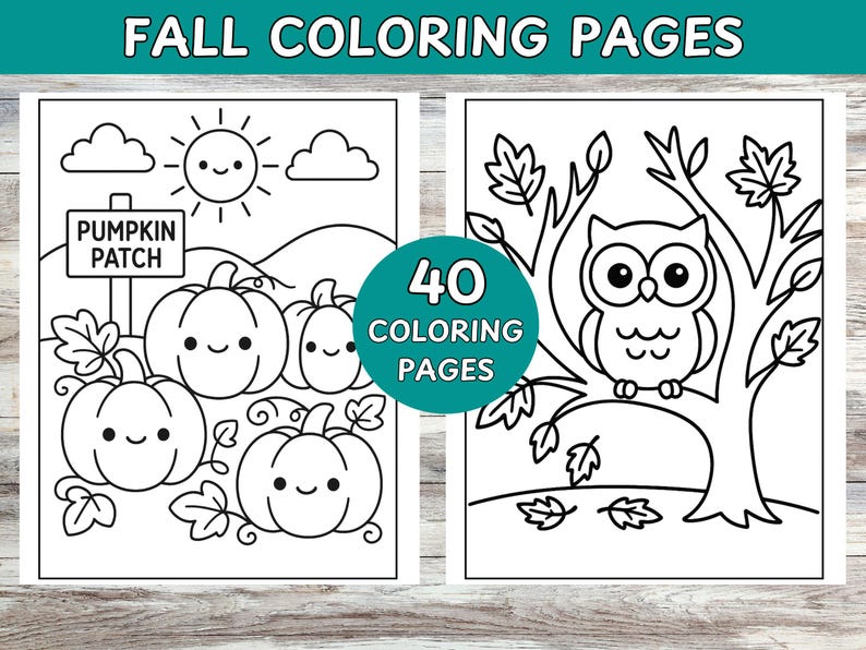 Kids coloring pages autumn.  Pumpkin coloring pages.