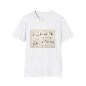 Vasco Rock Star Tシャツ、Maglietta Vasco Rossi、La vita e' un brivido ..