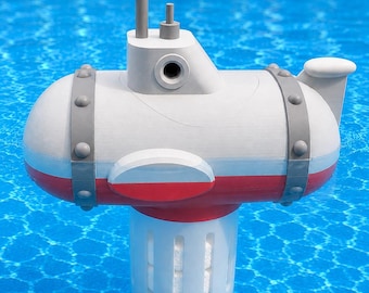 Pool and Spa Chlorine Dispenser Submarine - Tablet Holder