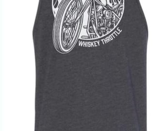 Biker Men’s Tank Top, Men’s Biker Apparel Tank, Classic Motorcycle Tank, Motorcycle Design Tank Top for Men, Motorcycle Enthusiast Tank Top