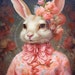 Refined Bunny Elegance Digital Download Artwork High Quality 300 DPI ...