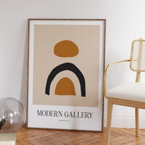 Impresión de arte abstracto, Imprimibles modernos, Arte de pared minimalista, Descarga instantánea, Decoración de pared minimalista, Formas abstractas, Arte de pared imprimible