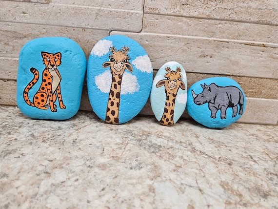 Small Painted River Rocks-custom Made to Order 