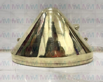 Brass Hallway Exterior Wall Mount Light Triangle Fixture Nautical New 1 Piece