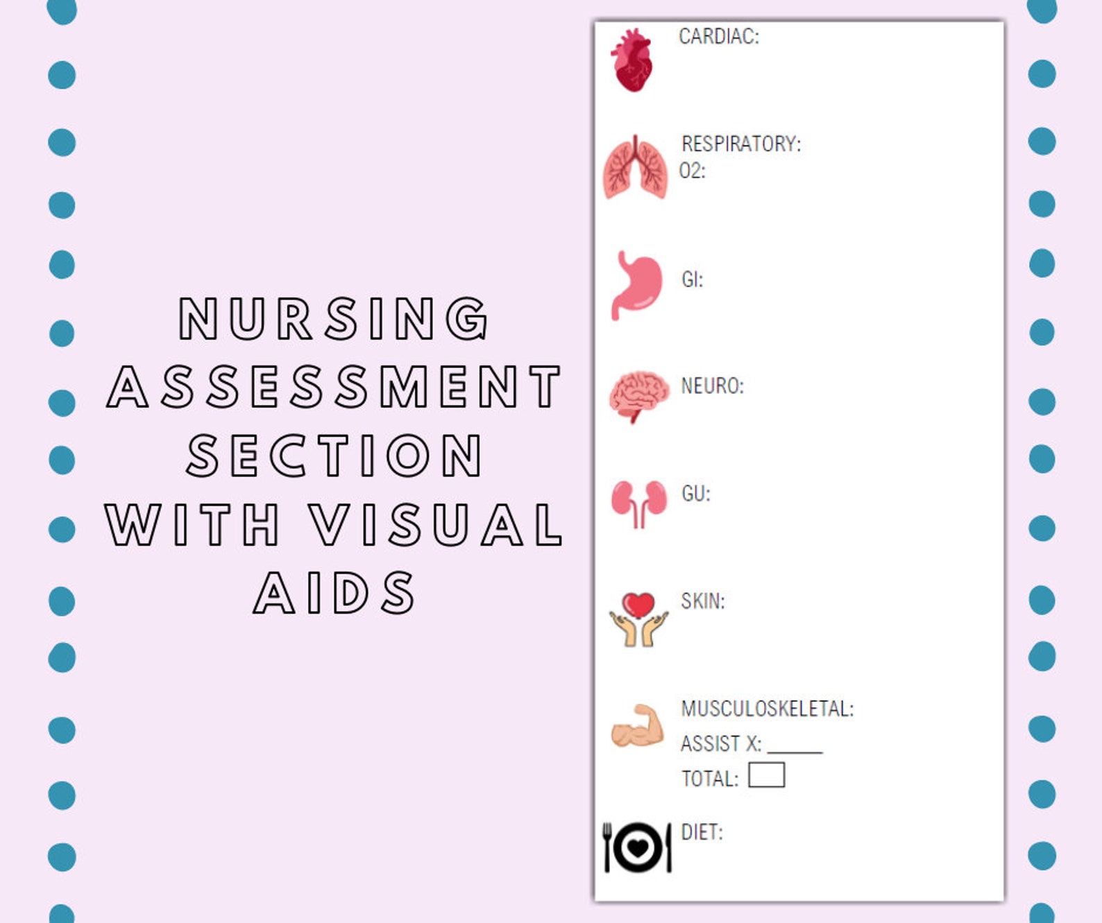 Four Patient Report Sheet Nursing Report Sheet Nursing - Etsy