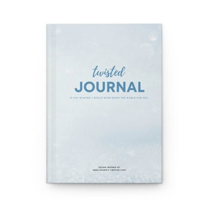 Twisted Love Hardcover Journal | Bookish Journal | Anna Huang Merch | Booklover Gift | Is that smut