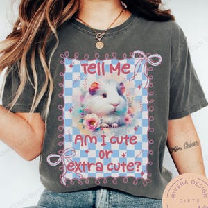 Guinea Pig Shirt, Comfort Colors Trendy Guinea Pig T-shirt, Guinea Pig Lover Gift, Funny Guinea Pig Tee, Guinea Pig Mom Gift, Cavy Shirt