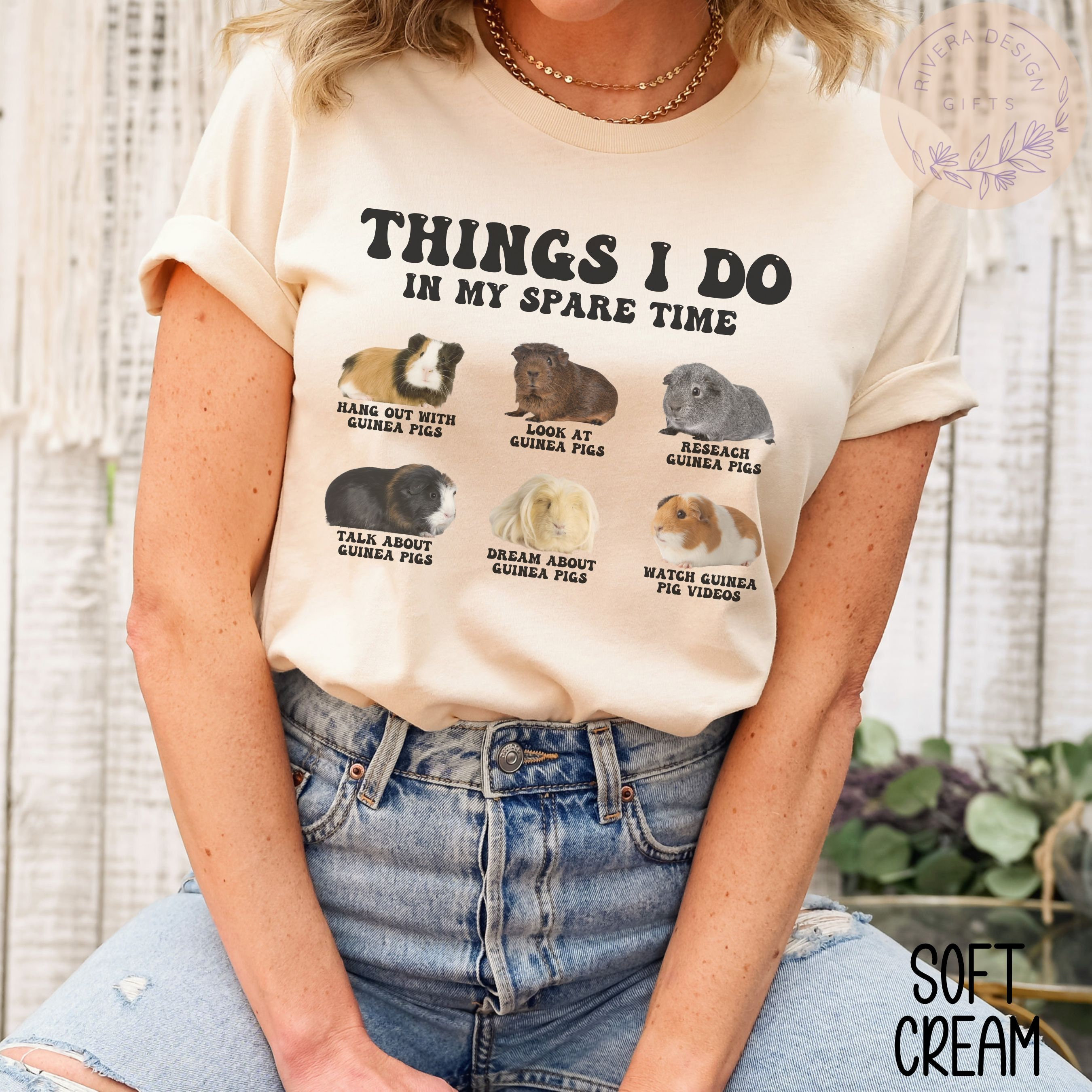 Charming Long Sleeve T-Shirt Featuring Adorable Guinea Pigs In Colorful Egg Design With I Love You Text
