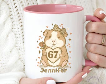 Personalized Guinea Pig Mug, Guinea Pig Gifts, Custom Guinea Pig Cup, Guinea Pig Lovers, Guinea Pig Coffee Cup