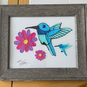3d pen blue bird