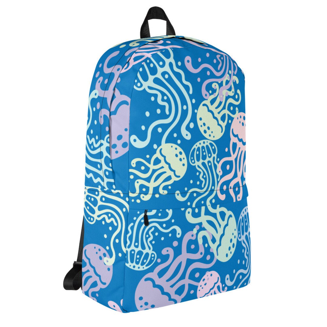 Stinging Jellyfish Backpack Sky Etsy