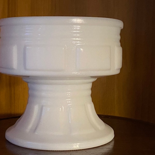 Vintage Randall Glass Planter - Milk Glass