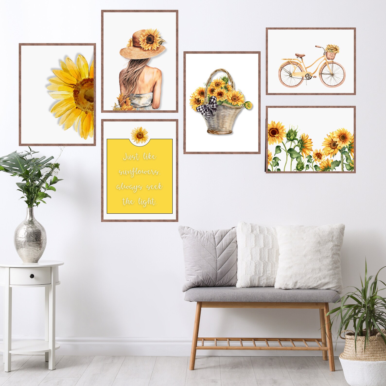 Printable Set of 6 Wall Decor Cozy Style Wall Art Wall Art Etsy