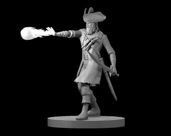 DnD Minifig Pirates For Dungeons and Dragons Mini Figurine Resin 3D Printed