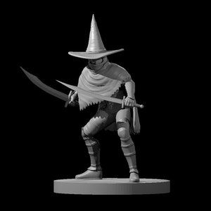 DnD Minifig Darkling Variety Dungeons and Dragons Mini Figurine Resin 3D Printed