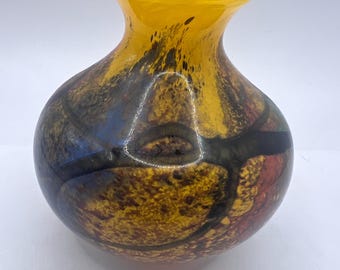 Art Glass Vase by Loan Nemtoi - Romanian - Etsy Israel