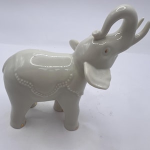 Lenox white porcelain lucky elephant
