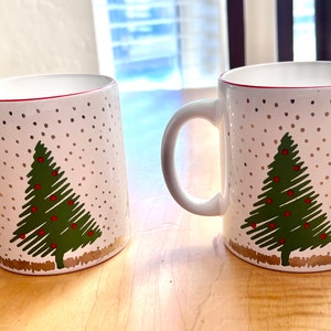 Waechtersbach Christmas tree mugs