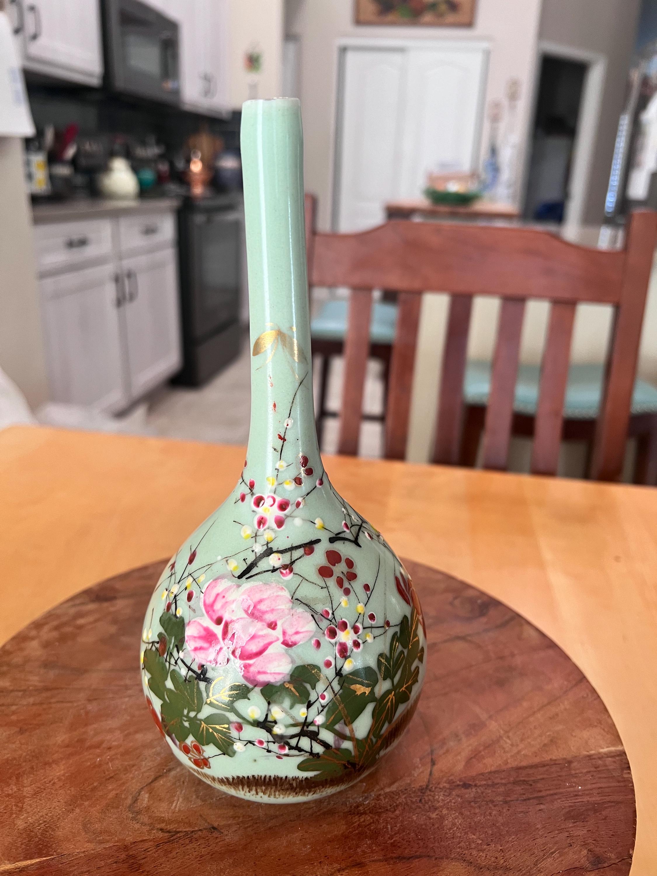 中国の手描き陶器の瓶。 - Etsy 日本